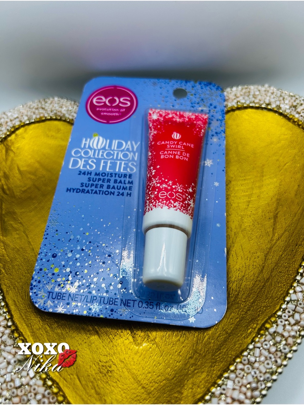 EOS Holiday Collection “Candy Cane Swirl” Super Balm